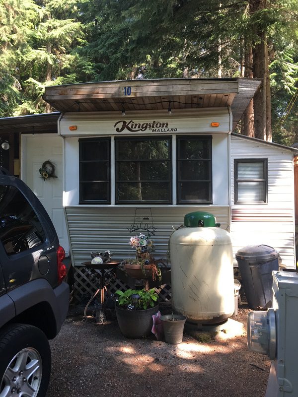 Window of a camping home